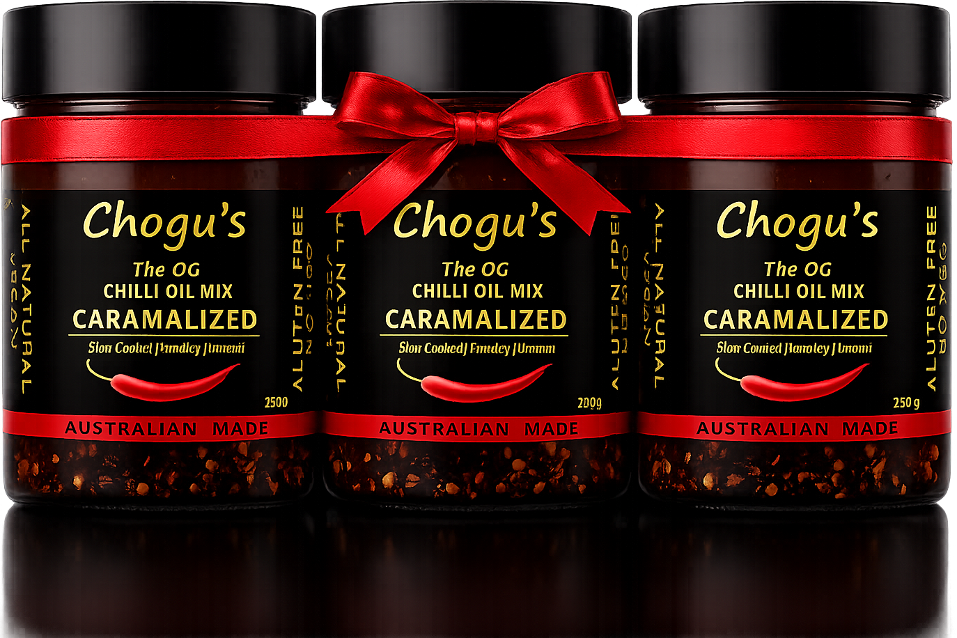 Chogu's OG Caramelized Chilli Oil - 3 Pack